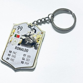 Soccer Game Score Card Acrylic Keychain Pendant Decorative Charm Ideal for Football Tournaments & Fans 2
