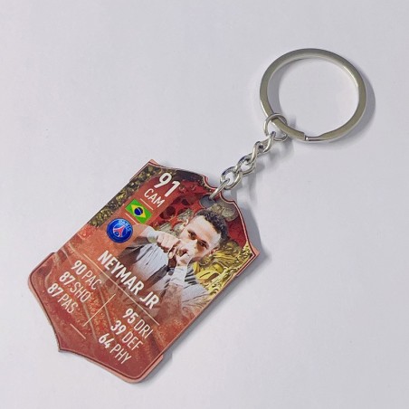 Soccer Game Score Card Acrylic Keychain Pendant Decorative Charm Ideal for Football Tournaments & Fans