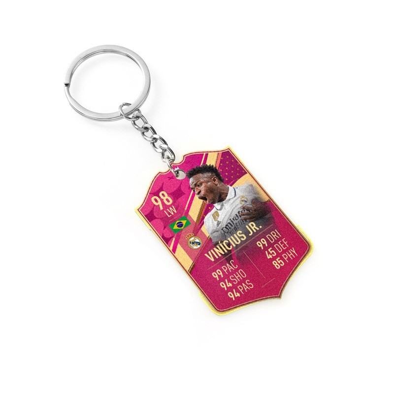 Soccer Game Score Card Acrylic Keychain Pendant Decorative Charm Ideal for Football Tournaments & Fans