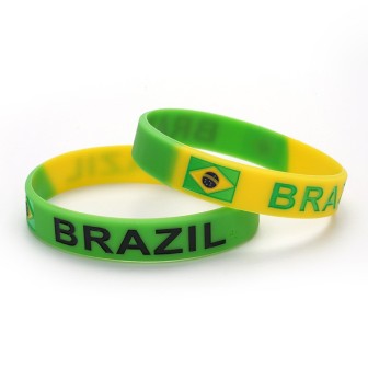 2026 National Flag Silicone Wristband Soccer Fan Bracelet for Global Football Tournaments 2