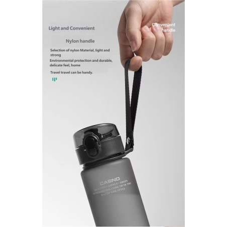 Frosted Water Bottle with Lid Space Cup Sports Water Cup for Soccer Fans & Tournaments