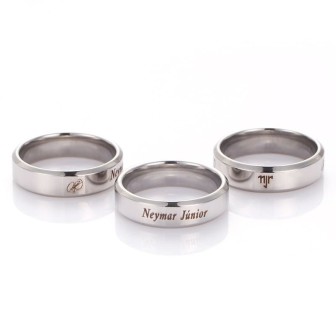 Football Player Name Stainless Steel Ring Pendant Necklace for Fans 2