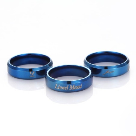 Football Player Name Stainless Steel Ring Pendant Necklace for Fans