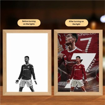 Personalized Anime Acrylic LED Light Frame Custom Decorative Gift Lamp 2