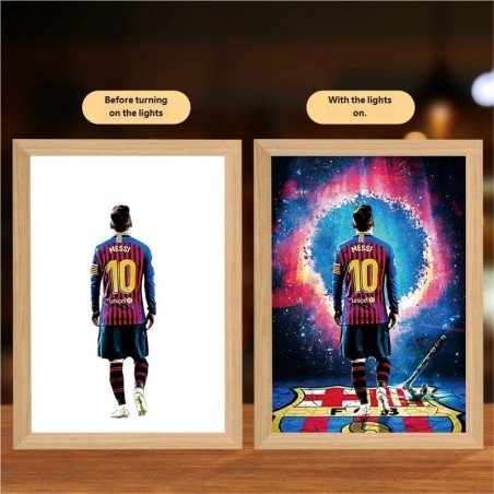 Personalized Anime Acrylic LED Light Frame Custom Decorative Gift Lamp