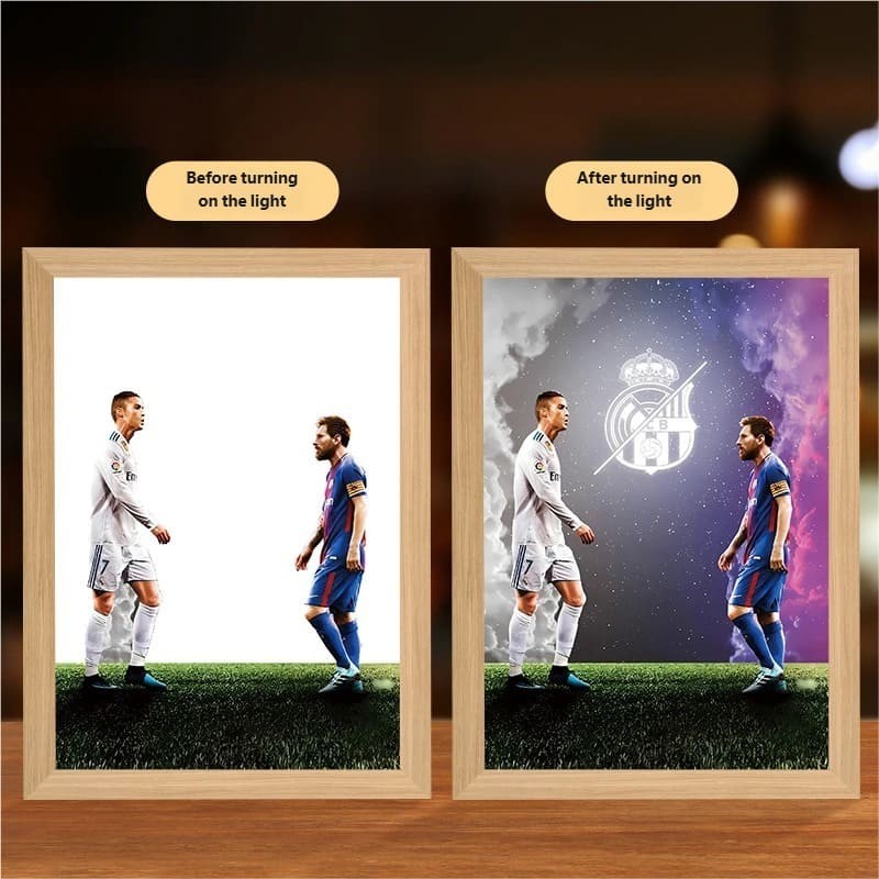 Personalized Anime Acrylic LED Light Frame Custom Decorative Gift Lamp