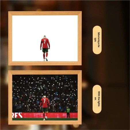 Personalized Anime Acrylic LED Light Frame Custom Decorative Gift Lamp