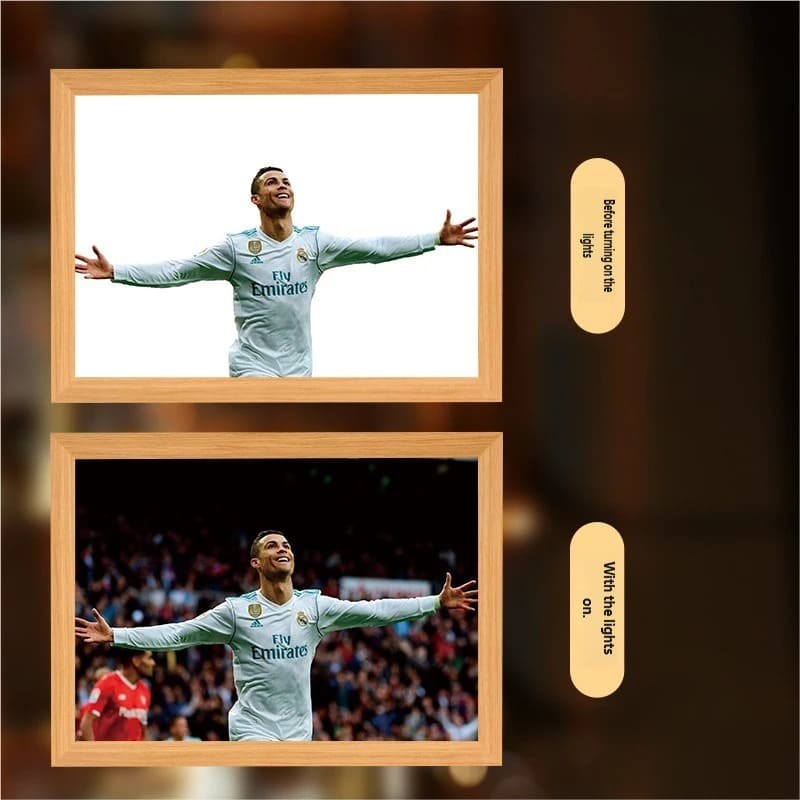 Personalized Anime Acrylic LED Light Frame Custom Decorative Gift Lamp